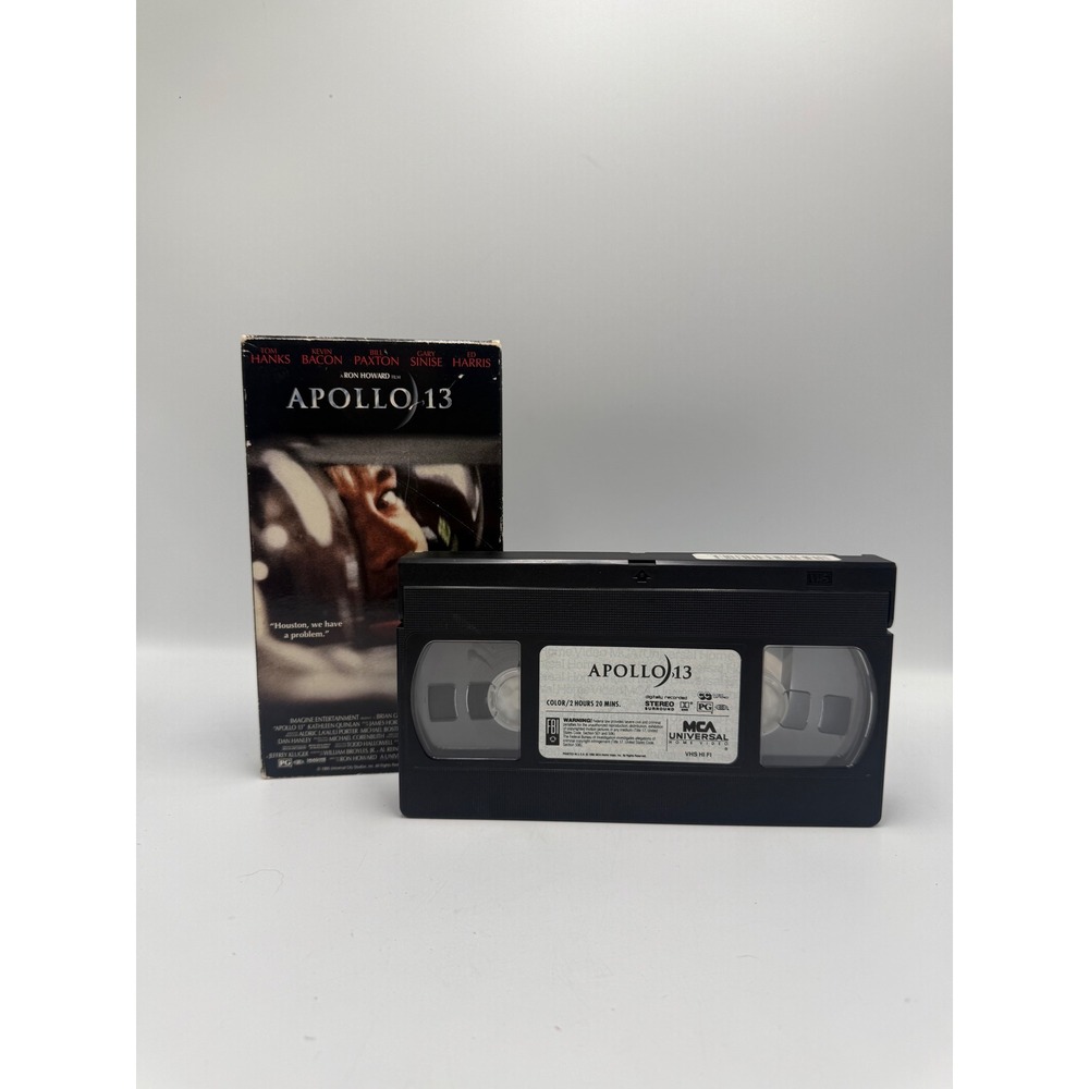Apollo 13 VHS Movie 1995 Tom Hanks MCA Universal Home Video Ron Howard Drama